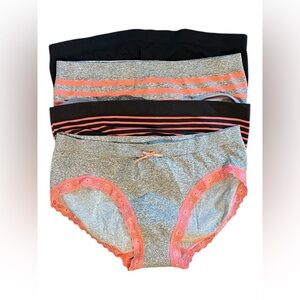 Zulily 4- Pack Seamless & Lace Trim Panties – Size